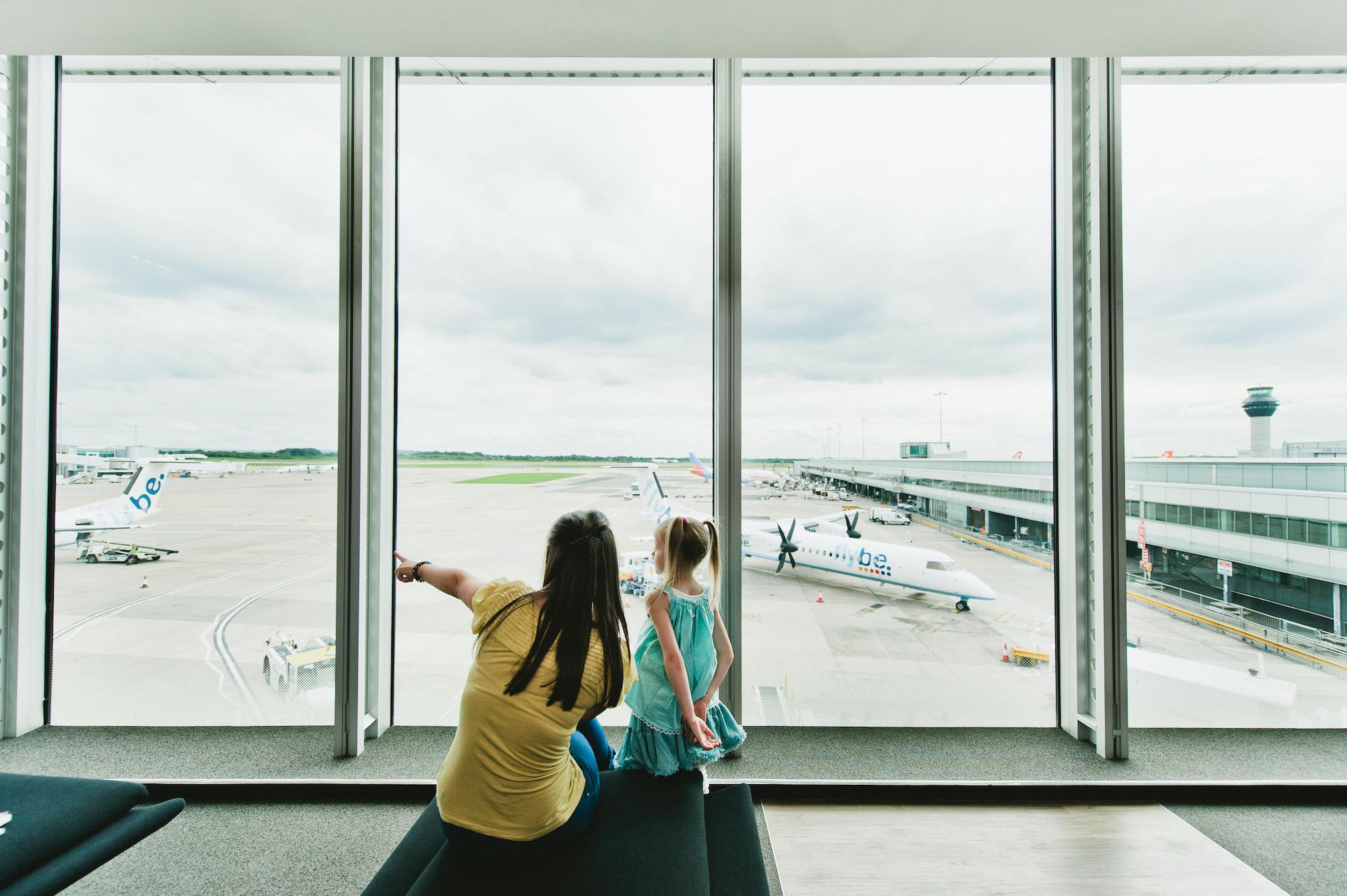 Manchester Aspire Lounge Airfield Views