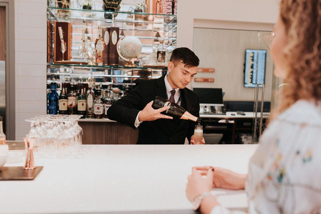 Club Aspire Heathrow Airport Terminal 3 Bartender